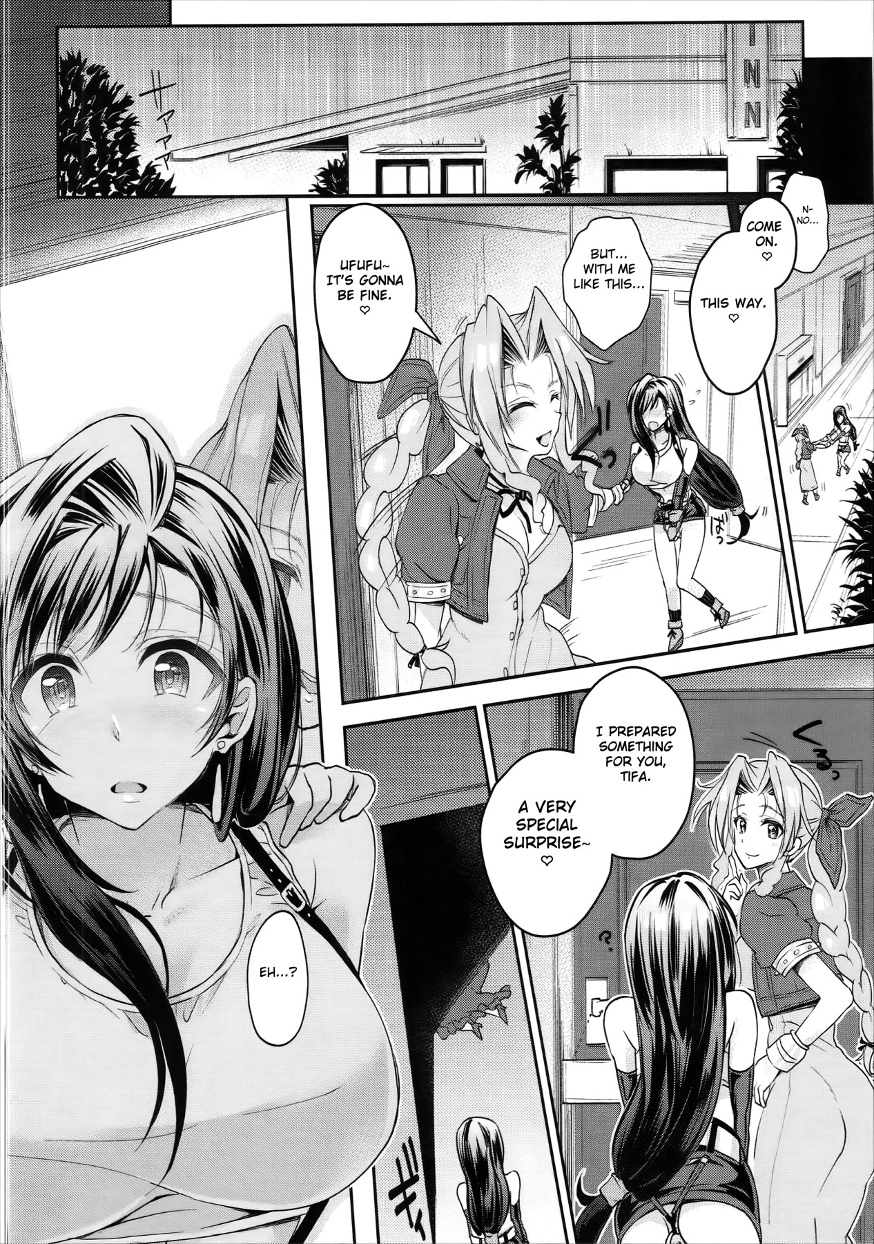 Hentai Manga Comic-Futanari Virgin Tifa  4-Read-9